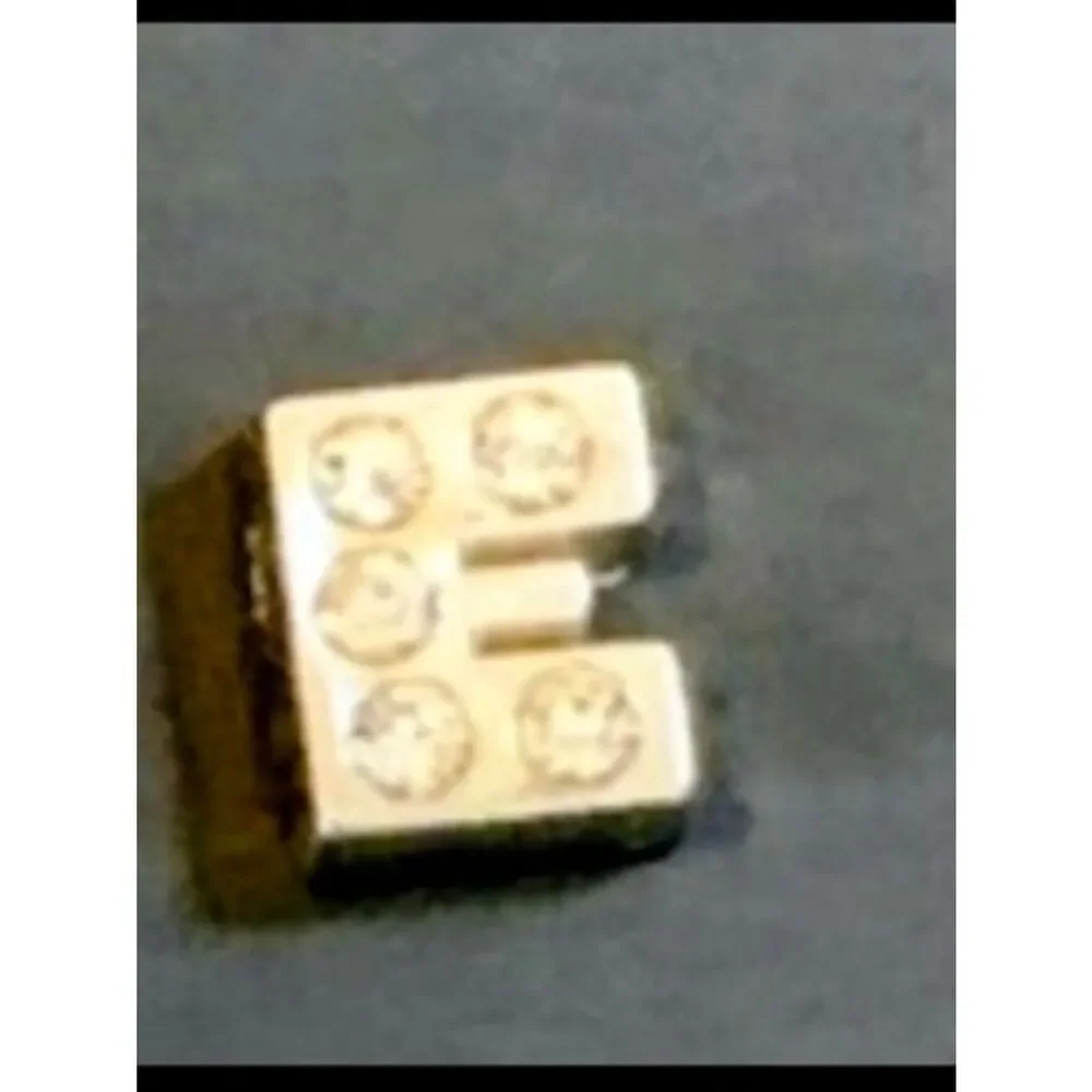 Letter 'E' Charm with Crystal Accents For Floating Lockets